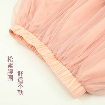 Girls Cake Skirt Princess Half-length Skirt Baby Fairy Fan Sweet Mesh Ankle Skirt Cute Half Skirt