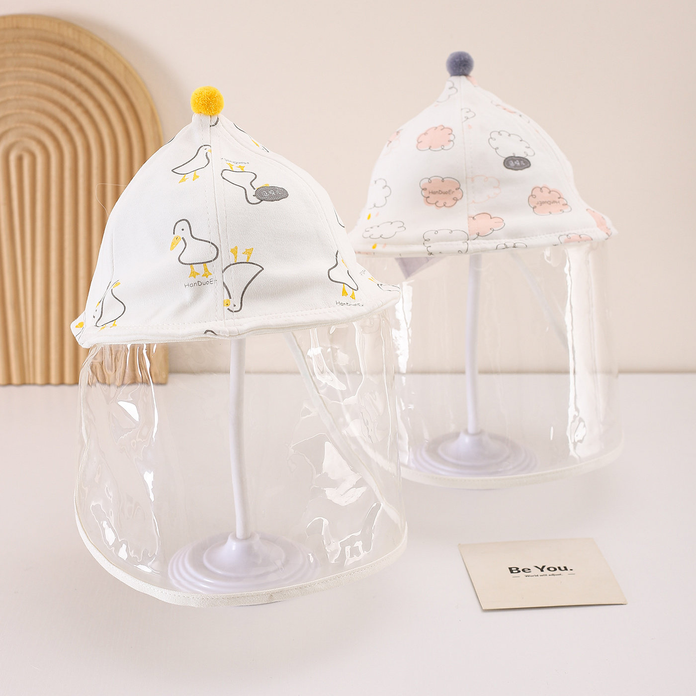 宝宝帽子秋冬季围巾一体帽防风面罩防飞沫婴儿抗寒防护小熊儿童冬,淘宝优惠券,粉丝福利购,淘宝优惠卷