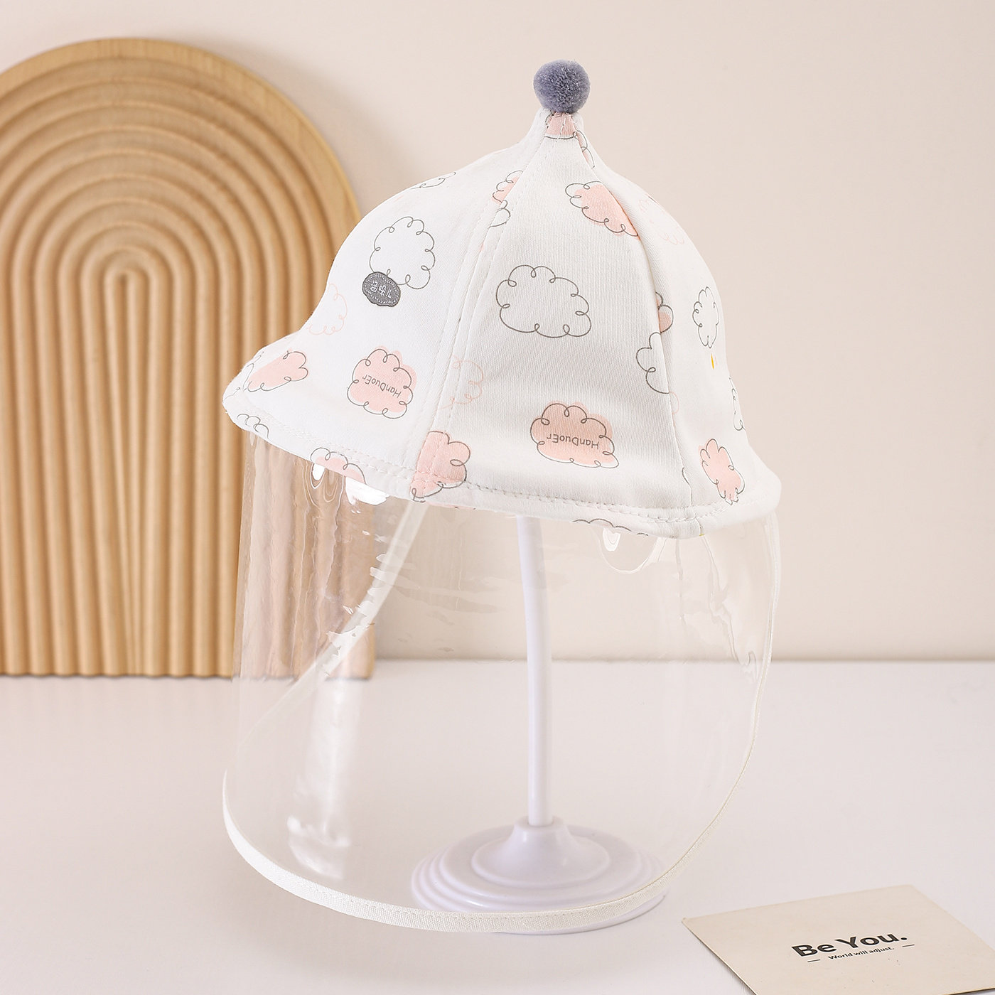 宝宝帽子秋冬季围巾一体帽防风面罩防飞沫婴儿抗寒防护小熊儿童冬,淘宝优惠券,粉丝福利购,淘宝优惠卷