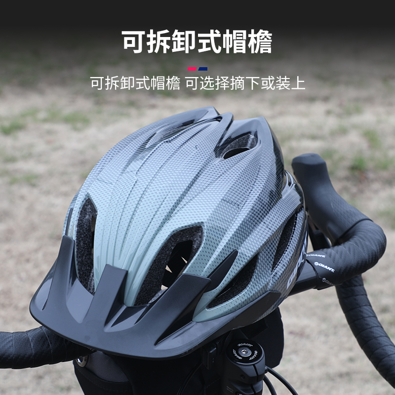 新款GIANT/捷安特头盔山地车X7一体成型舒适透气骑行公路车安全帽-图0
