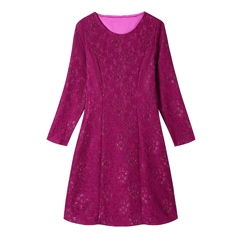 喜婆婆妈妈参加婚宴礼服大码胖mm高贵小个子中年高档遮肚连衣裙秋