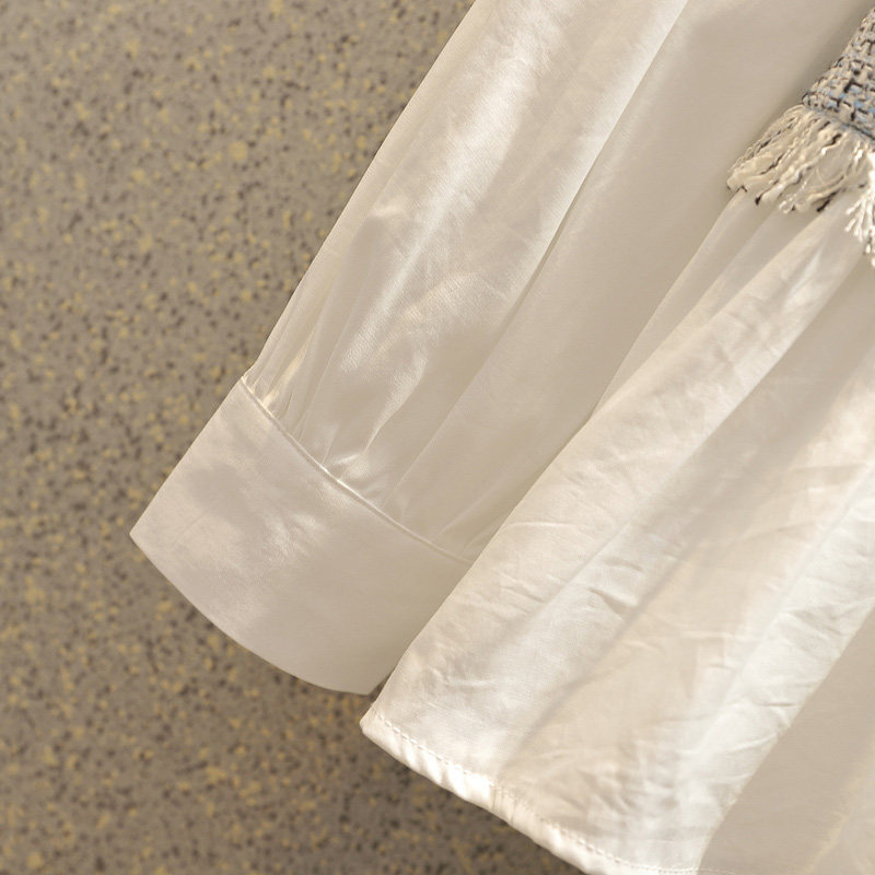 大码女装韩版宽松胖mm显瘦拼接上衣 云妃秀大码女装