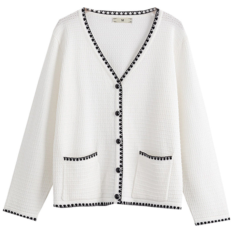 2020初秋微胖mm显瘦遮肉大码小开衫 云妃秀大码女装