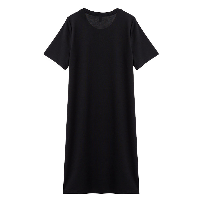 夏季时尚百搭宽松新款胖mm连衣裙 云妃秀大码女装