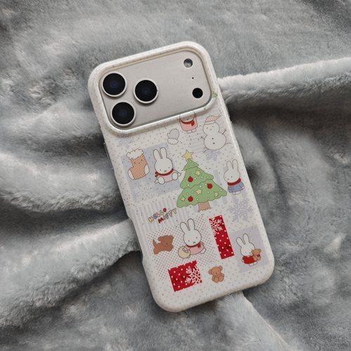 圆弧气囊IMD卡通可爱波点米菲兔小熊圣诞树手机壳适用iphone17promax大孔防摔苹果16亮面15趣味创意14手链13 - 图1