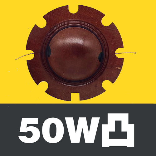 适用农村广播50W音圈 25W喇叭音圈号筒喇叭广播喇叭音膜25W凹音膜 - 图2