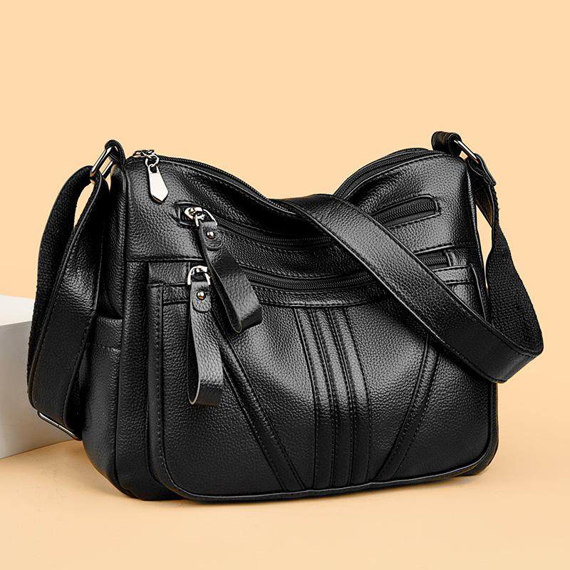 包包女2025新款斜挎包真皮时尚百搭多层大容量女士中年妈妈单肩包,淘宝优惠券,粉丝福利购,淘宝优惠卷