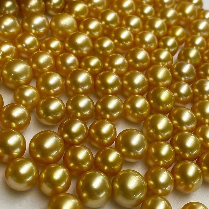 南洋金珠浓金茶金菲律宾天然裸珠海水珍珠定制戒指吊坠项链耳钉,淘宝优惠券,粉丝福利购,淘宝优惠卷