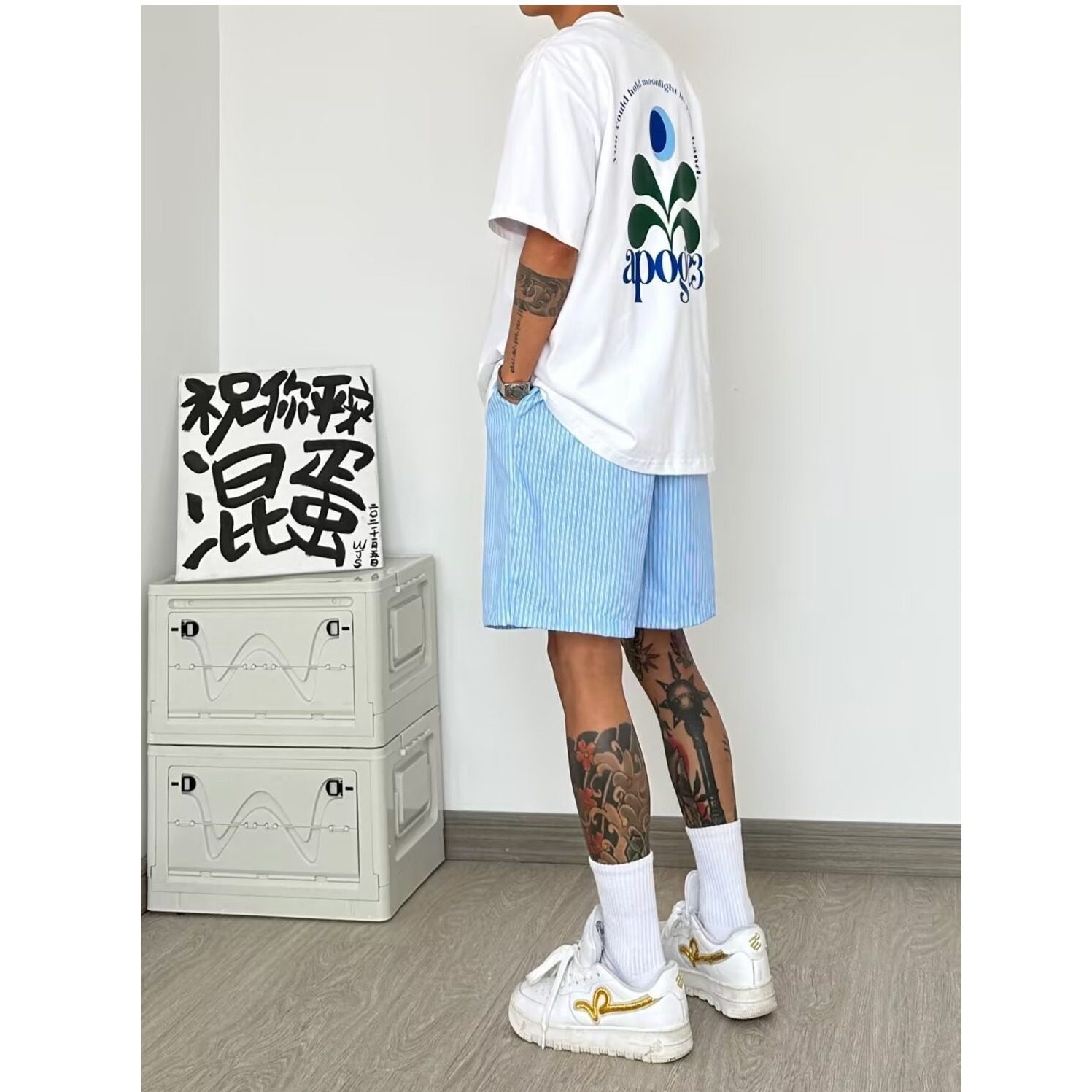 美式海边沙滩裤蓝色条纹速干短裤男夏季新款松紧腰阔腿五分裤男潮,淘宝优惠券,粉丝福利购,淘宝优惠卷