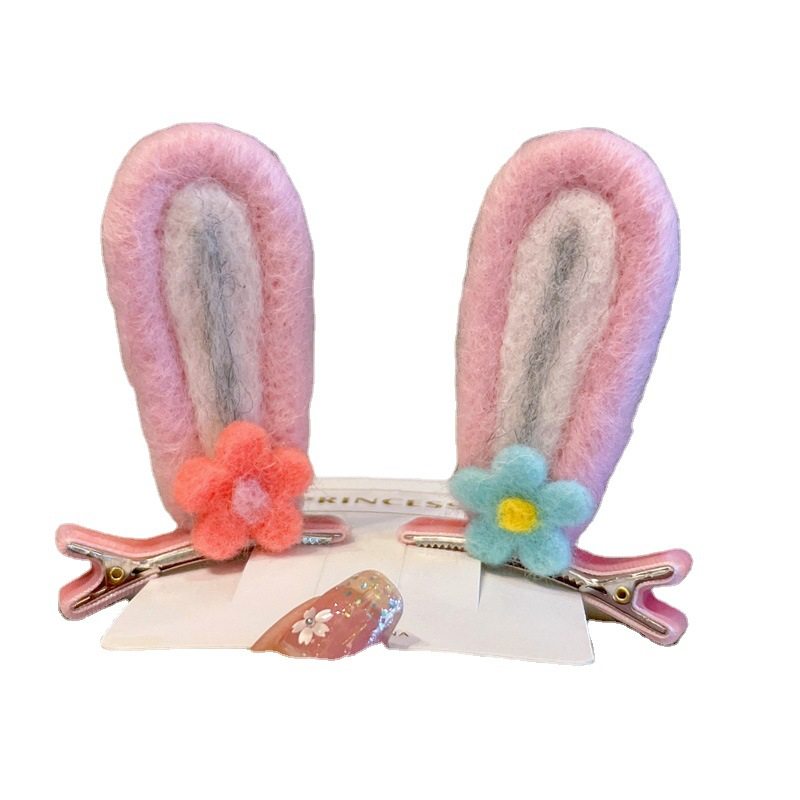 26秋冬羊毛粘立体兔耳儿童发夹 女童扮造型宝宝发饰 婴儿发卡头饰,淘宝优惠券,粉丝福利购,淘宝优惠卷