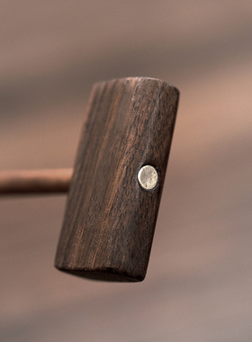 创意黑胡桃实木磁吸小鸟摆件