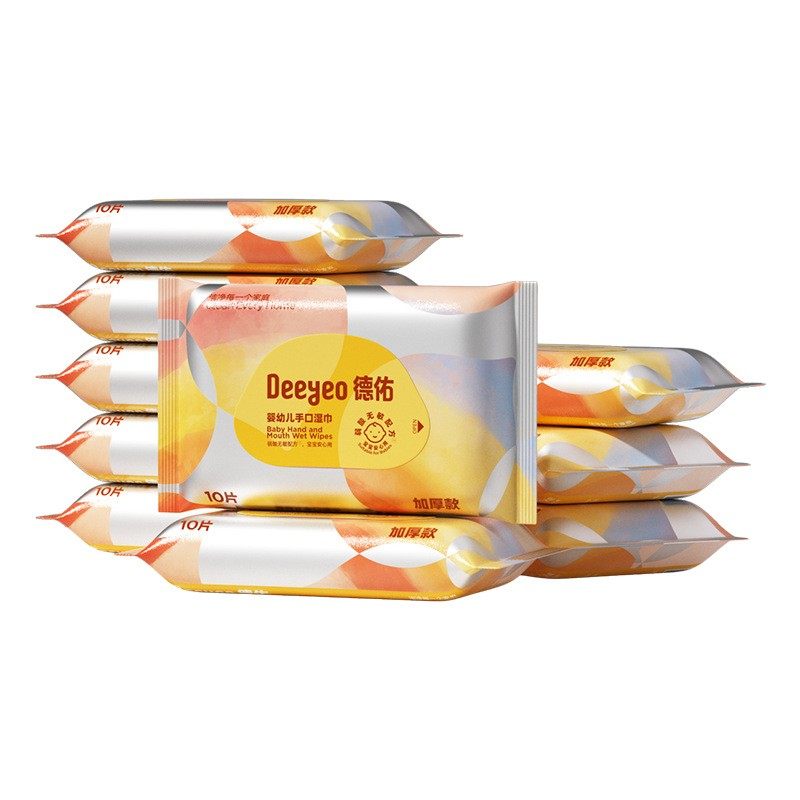 德佑婴儿湿巾小包便携手口专用湿纸巾宝宝擦嘴湿巾纸儿童洗脸巾,淘宝优惠券,粉丝福利购,淘宝优惠卷
