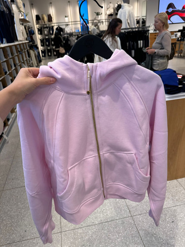 澳洲Lululemon Scuba Oversized Full Zip连帽宽松短款外套运动女 - 图3