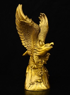 大展宏图老鹰摆件招财客厅电视柜老板办公桌装饰公司乔迁开业礼物