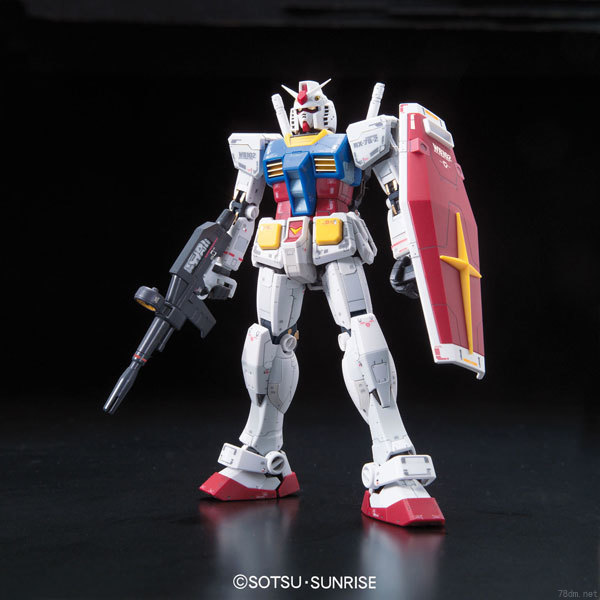 现货万代 RG 01元祖 1/144 rx-78-2元祖高达敢达拼装模型-图0