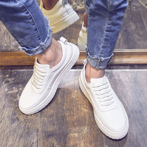 韩版潮流内增高小白鞋