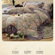 French retro-style cotton double-layer yarn four-piece set