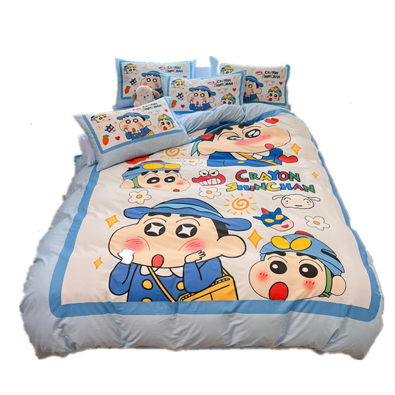 Cartoon pure cotton cute Crayon Shin-chan four-piece set