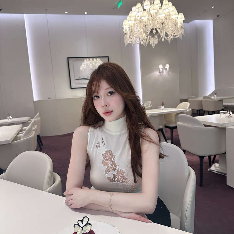 M900辣妹背心女2026新款高领修身无袖针织内搭设计感外穿打底上衣,淘宝优惠券,粉丝福利购,淘宝优惠卷