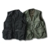 Mỹ retro nhiều túi dụng cụ vest nam và nữ bf lỏng áo đường phố vest vest áo khoác giản dị - Dệt kim Vest