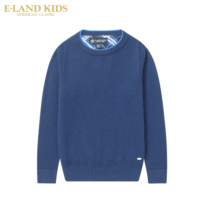 eland kids衣恋童装校园风男针织衫 elandkids毛衣/针织衫