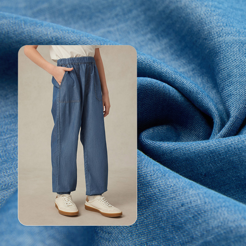 eland kids衣恋童装男童牛仔裤2025年夏新品松紧腰束脚裤休闲长裤,淘宝优惠券,粉丝福利购,淘宝优惠卷