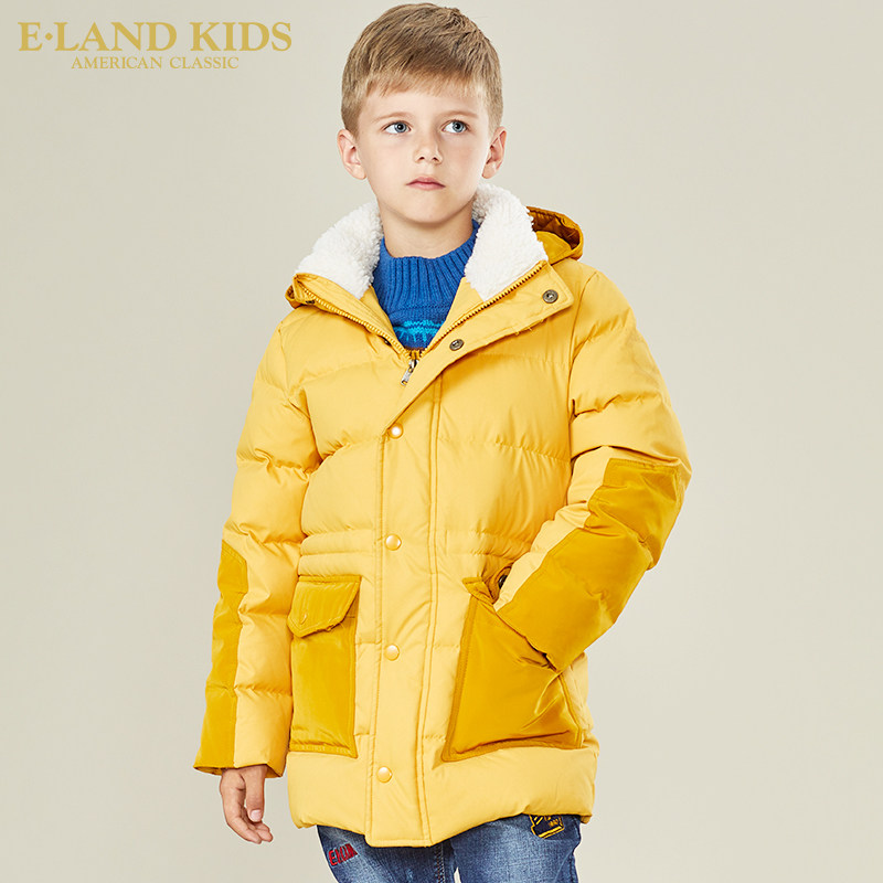 eland kids衣恋童装校园风羽绒服 elandkids羽绒服
