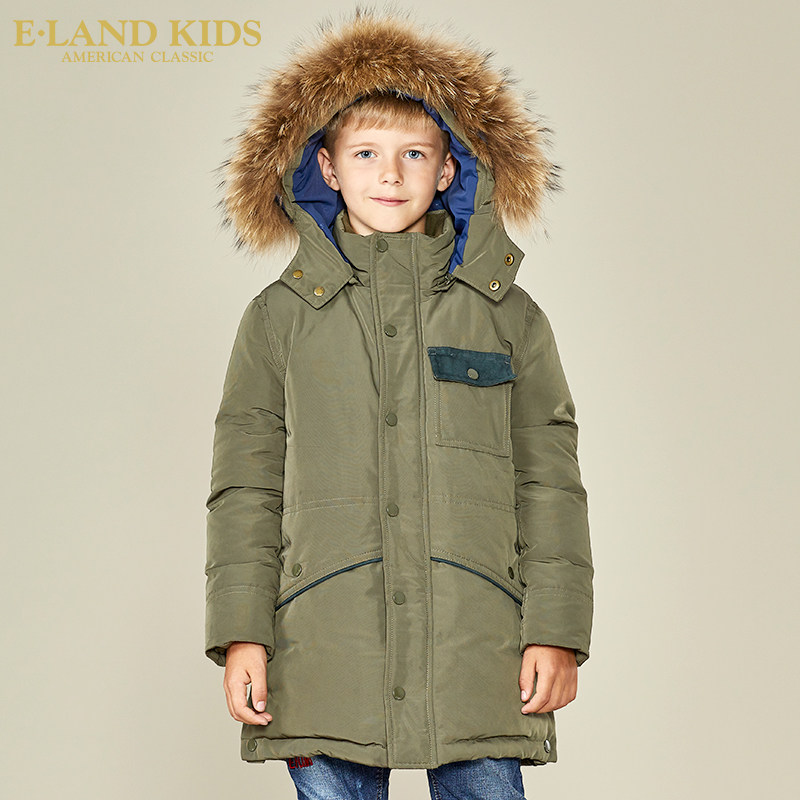 eland kids衣恋童装冬新款羽绒服 elandkids羽绒服