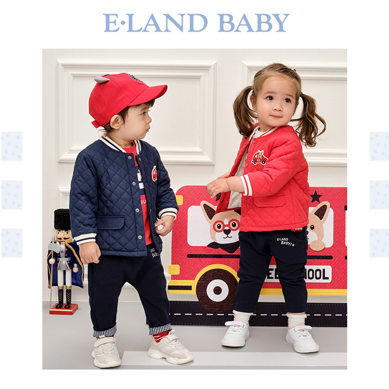 eland baby衣恋婴童2020年加绒棉服 elandkids棉袄/棉服
