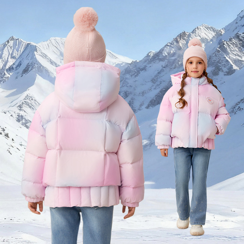 【三防】PawinPaw卡通小熊童装25年秋冬新款女童保暖儿童羽绒服