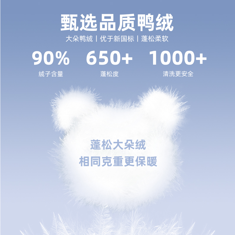 PawinPaw卡通小熊童装25年秋冬新款女童女宝中长款羽绒服温暖百搭 - 图3