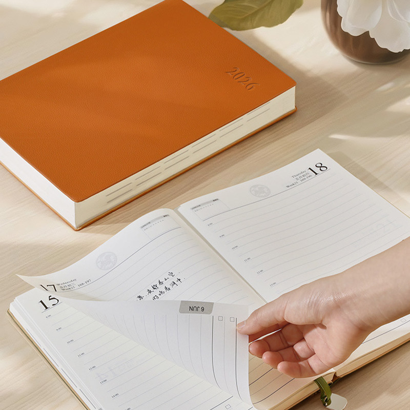 2026年A4日程本一天一页年历本效率手册月计划本商务笔记本子定制,淘宝优惠券,粉丝福利购,淘宝优惠卷