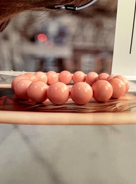 原矿七宝粉贝母海洋宝石手串招财