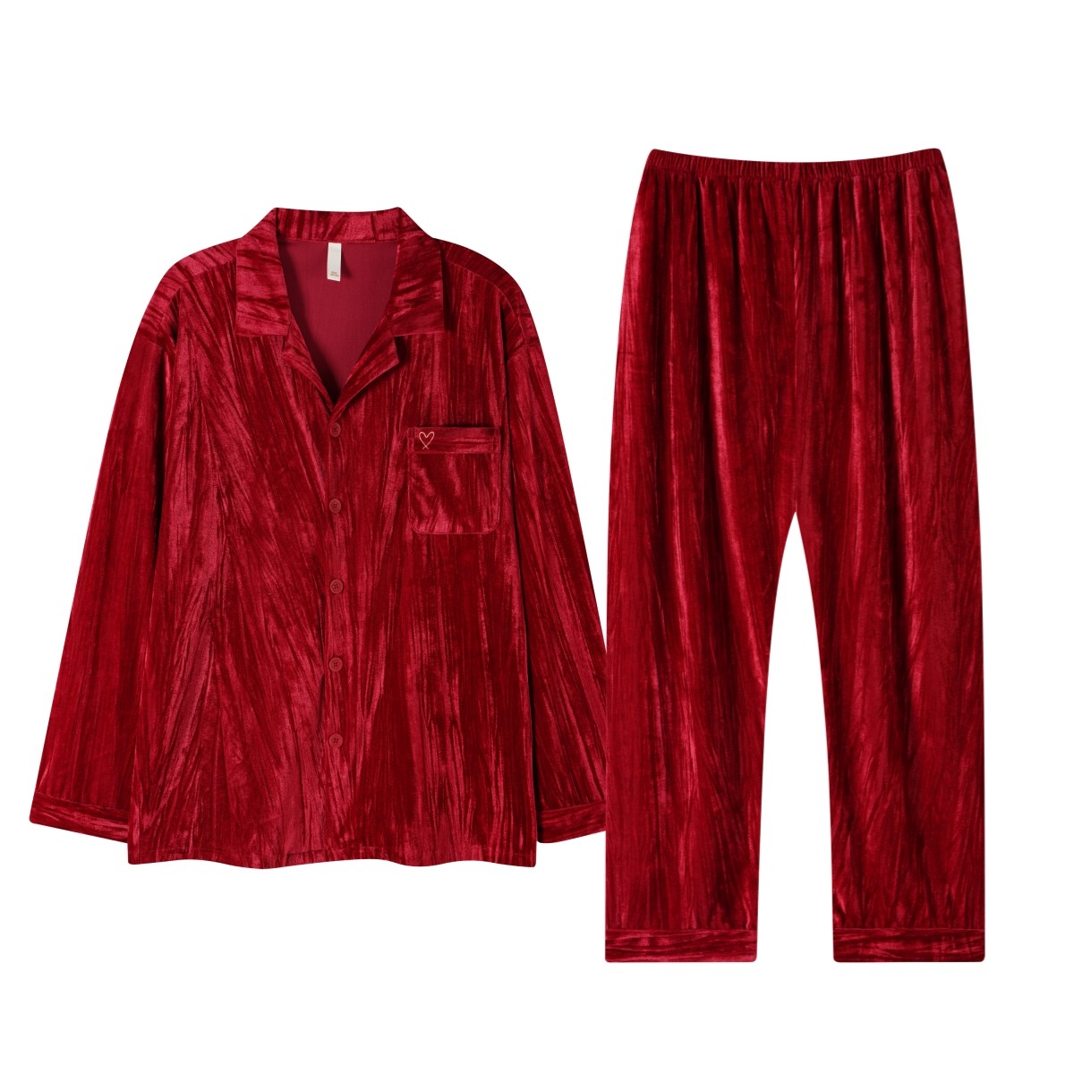 猫人情侣睡衣女金丝绒秋冬季结婚大红男士金砖绒家居服套装可外穿,淘宝优惠券,粉丝福利购,淘宝优惠卷