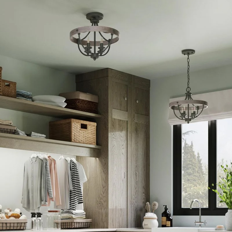 美式乡村木艺吸顶灯复古餐厅灯卧室灯玄关走廊灯具设计师民宿软装,淘宝优惠券,粉丝福利购,淘宝优惠卷