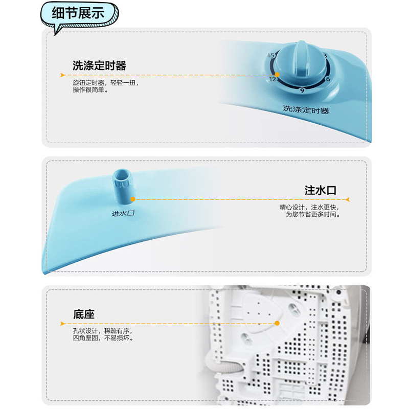 haier /海尔xpm28-01cy小型洗衣机 合朗电器洗衣机