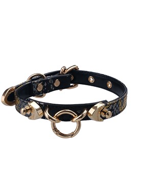 Aura Collar轻奢真皮choker项圈牵引绳项圈圆环颈环puppy脖圈颈带