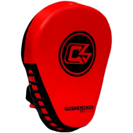 Thickened curved target boxing and Sanda reaction training