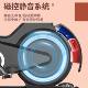 Magnetic silent smart home spinning bike