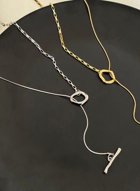 OT拼接项链女2025新款高级