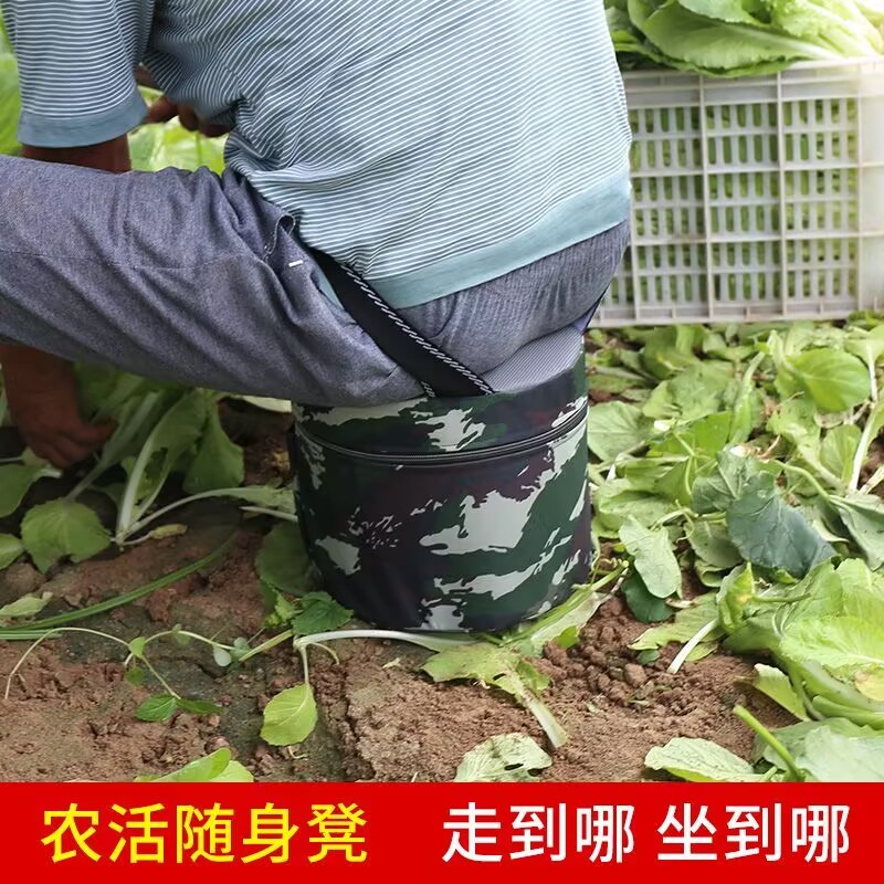 农用泡塑料懒汉墩大棚专用随身干活神器小板凳挖蒜懒人凳子屁股墩 - 图2