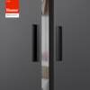 Invisible embedded warm white folding door pocket sliding door handle wardrobe sliding door buckle handle barn door handle