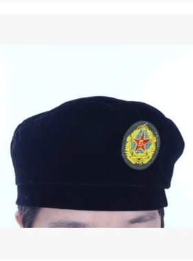 红色广场舞贝雷帽户外四季无帽子