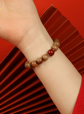 桃木手串女款新中式静心手串男