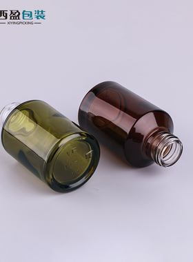 60ml茶色斜肩玻璃瓶纯露分装瓶