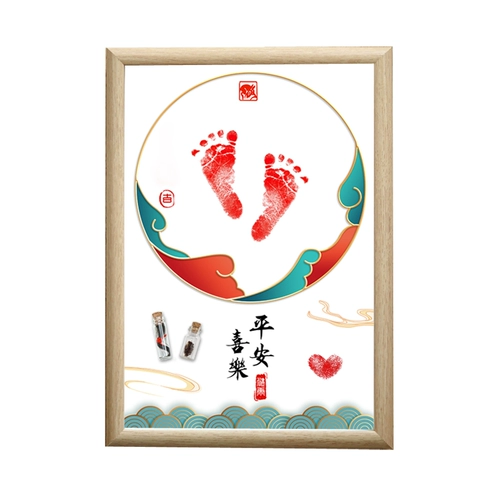 Детские отпечатки рук и ног для хранения пуповины, сувенир, детский защитный амулет, подарок на день рождения