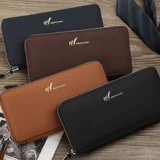 威富龙 Длинный бумажник, кошелек с молнией, кожаная сумка с петлей на руку, в корейском стиле