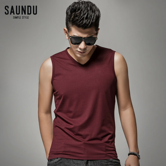 Modal men's trendy summer waistcoat sleeveless vest