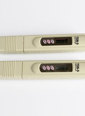 3键TDS笔水质测试笔tds硬度检测笔带测温度另供电解器PH 余氯试剂