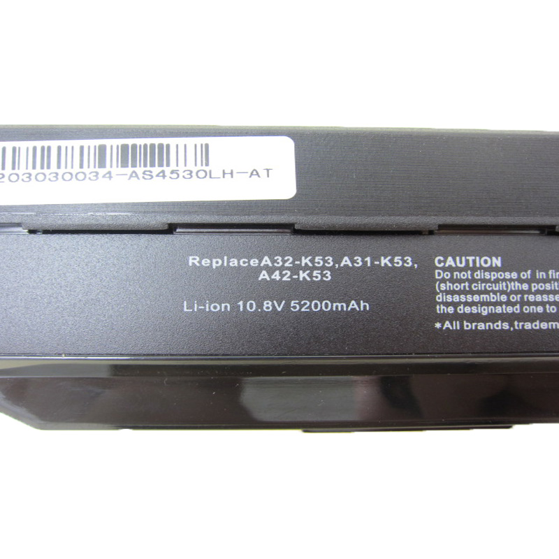 华硕A43S电池K43S A32-K53 X43S X84H A53S X44H笔记本电脑电池 - 图2